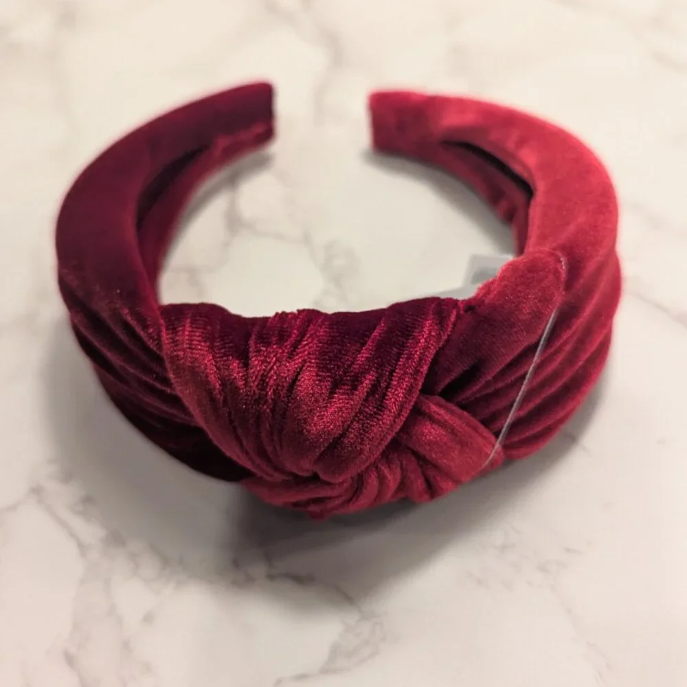 J.Crew Velvet Knot Headband